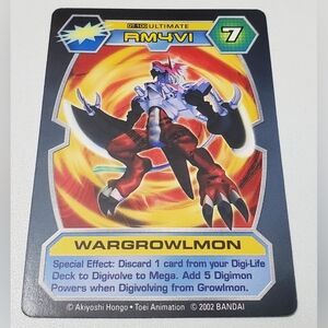 WarGrowlmon DT-100 | NM | Digimon D-Tector TCG Card